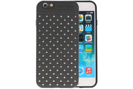 BAOHU Witte Chique Hard Cases - Hoesje Geschikt voor iPhone 6 Zwart