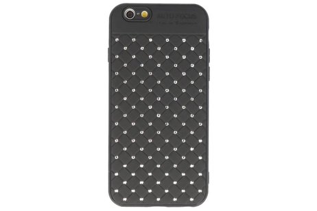 BAOHU Witte Chique Hard Cases - Hoesje Geschikt voor iPhone 6 Zwart