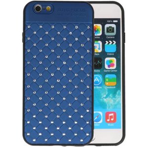 Witte Chique Hard Cases voor iPhone 6 Blauw