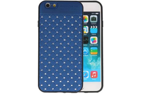 Witte Chique Hard Cases voor iPhone 6 Blauw