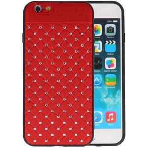 Witte Chique Hard Cases voor iPhone 6 Rood