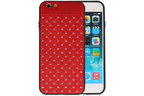 BAOHU Witte Chique Hard Cases - Hoesje Geschikt voor iPhone 6 Rood