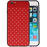 BAOHU Witte Chique Hard Cases voor iPhone 6 Rood
