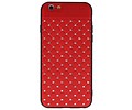 BAOHU Witte Chique Hard Cases - Hoesje Geschikt voor iPhone 6 Rood