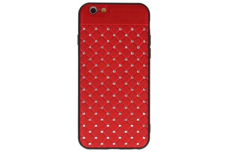 Witte Chique Hard Cases voor iPhone 6 Rood