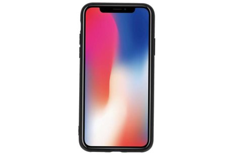 BAOHU Witte Chique Hard Cases - Hoesje Geschikt voor iPhone X Blauw