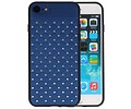 BAOHU Witte Chique Hard Cases - Hoesje Geschikt voor iPhone 8 - 7 Blauw