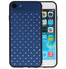 BAOHU Witte Chique Hard Cases voor iPhone 8 - 7 Blauw