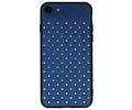 BAOHU Witte Chique Hard Cases - Hoesje Geschikt voor iPhone 8 - 7 Blauw