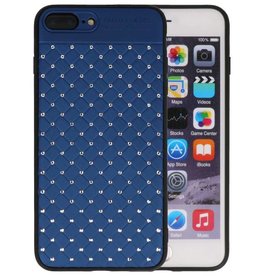 BAOHU Witte Chique Hard Cases voor iPhone 8 - 7 Plus Blauw