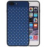 BAOHU Witte Chique Hard Cases voor iPhone 8 - 7 Plus Blauw