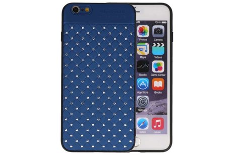 BAOHU Witte Chique Hard Cases - Hoesje Geschikt voor iPhone 6 Plus Blauw