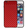 Witte Chique Hard Cases voor iPhone 6 Plus Rood