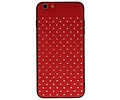 BAOHU Witte Chique Hard Cases - Hoesje Geschikt voor iPhone 6 Plus Rood