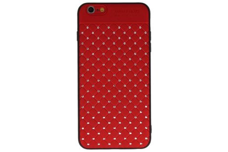 Witte Chique Hard Cases voor iPhone 6 Plus Rood