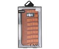 Croco Hard Case voor Samsung Galaxy S8 Plus Bruin