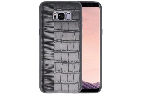 Croco Hard Case voor Samsung Galaxy S8 Plus Zwart