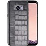 BAOHU Croco Hard Case voor Samsung Galaxy S8 Plus Zwart
