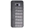 Croco Hard Case voor Samsung Galaxy S8 Plus Zwart