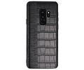 BAOHU Croco Hard Case - Hoesje Hoesje Geschikt voor voor Samsung Galaxy S9 Plus Zwart