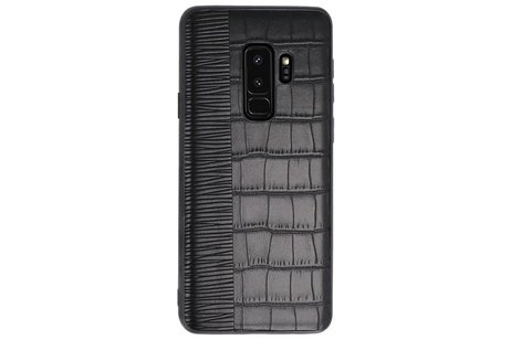 Croco Hard Case voor Samsung Galaxy S9 Plus Zwart