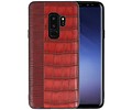 Croco Hard Case voor Samsung Galaxy S9 Plus Rood