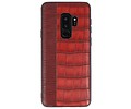 Croco Hard Case voor Samsung Galaxy S9 Plus Rood