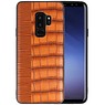 BAOHU Croco Hard Case voor Samsung Galaxy S9 Plus Bruin