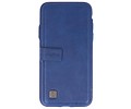 Back Cover Book Design Hoesje voor iPhone X Blauw