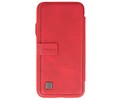 BAOHU Back Cover Book Design Hoesje Geschikt voor iPhone X Rood