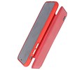BAOHU Back Cover Book Design Hoesje Geschikt voor iPhone X Rood