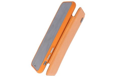 BAOHU Back Cover Book Design Hoesje Geschikt voor iPhone X Bruin