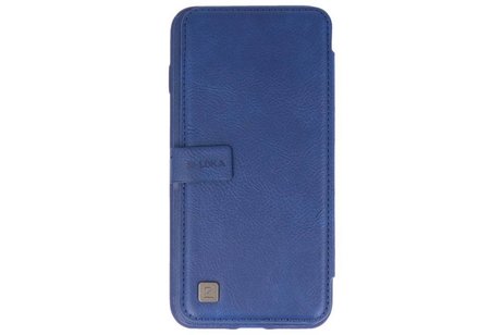 Back Cover Book Design Hoesje voor iPhone 8 Plus Blauw