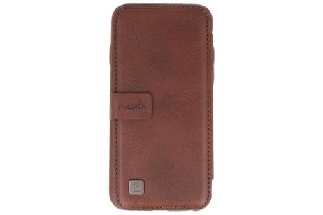 BAOHU Back Cover Book Design Hoesje Geschikt voor iPhone 6 Plus Mocca