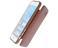 BAOHU Back Cover Book Design Hoesje Geschikt voor iPhone 6 Plus Mocca