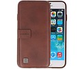 BAOHU Back Cover Book Design Hoesje Geschikt voor iPhone 6 Plus Mocca