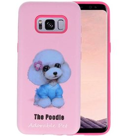 BAOHU 3D Print Hard Case voor Samsung Galaxy S8 The Poodle