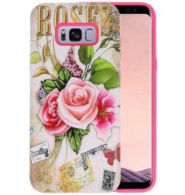 BAOHU 3D Print Hard Case voor Samsung Galaxy S8 Plus Roses