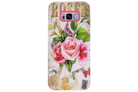 BAOHU 3D Print Hard Case - Hoesje Geschikt voor Samsung Galaxy S8 Plus Roses