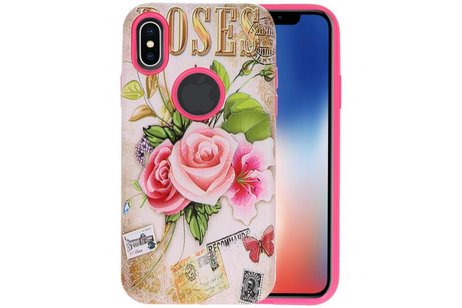 3D Print Hard Case voor iPhone X Roses