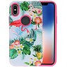 BAOHU 3D Print Hard Case voor iPhone X Flamingo