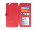 BAOHU Back Cover Book Design Hoesje Geschikt voor iPhone 6 Plus Rood