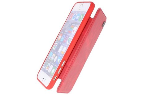 BAOHU Back Cover Book Design Hoesje Geschikt voor iPhone 6 Plus Rood