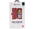 BAOHU Back Cover Book Design Hoesje Geschikt voor iPhone 6 Plus Rood