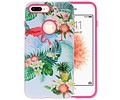 BAOHU 3D Print Hard Case - Hoesje Geschikt voor iPhone 8 Plus Flamingo