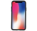 Borduurwerk Hert Back Cases voor iPhone X Blauw