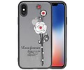 Love forever hoesjes cases voor iPhone X wit