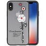BAOHU Love forever hoesjes cases voor iPhone X wit