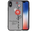 BAOHU Love forever hoesjes cases Geschikt voor iPhone X rood
