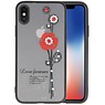 Love forever hoesjes cases voor iPhone X rood